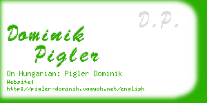 dominik pigler business card